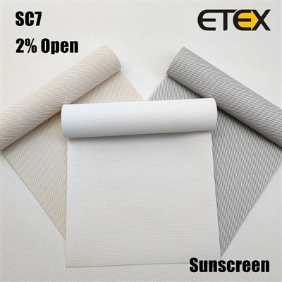 SC7 2% Wholesale Price Sunscreen Blinds Fabrics Fabric Supply